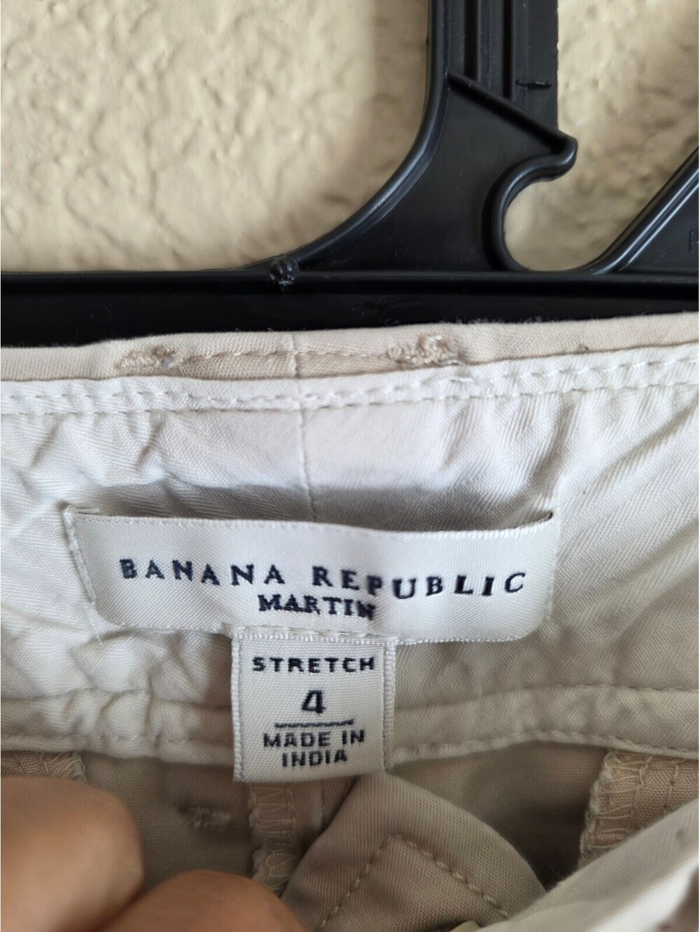 Banana Republic Martin Stretch Khaki Pants Size 4 - Picture 2 of 4